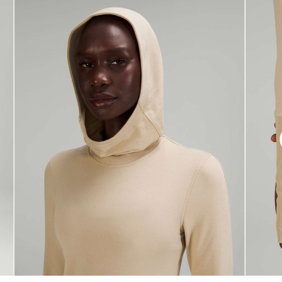 Lululemon Modal fleece long sleeve fleece hoodie trench size 12 - Picture 4 of 16